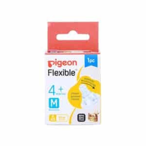 Pigeon Flexible Slim Neck 4+ Months Round Hole Nipple